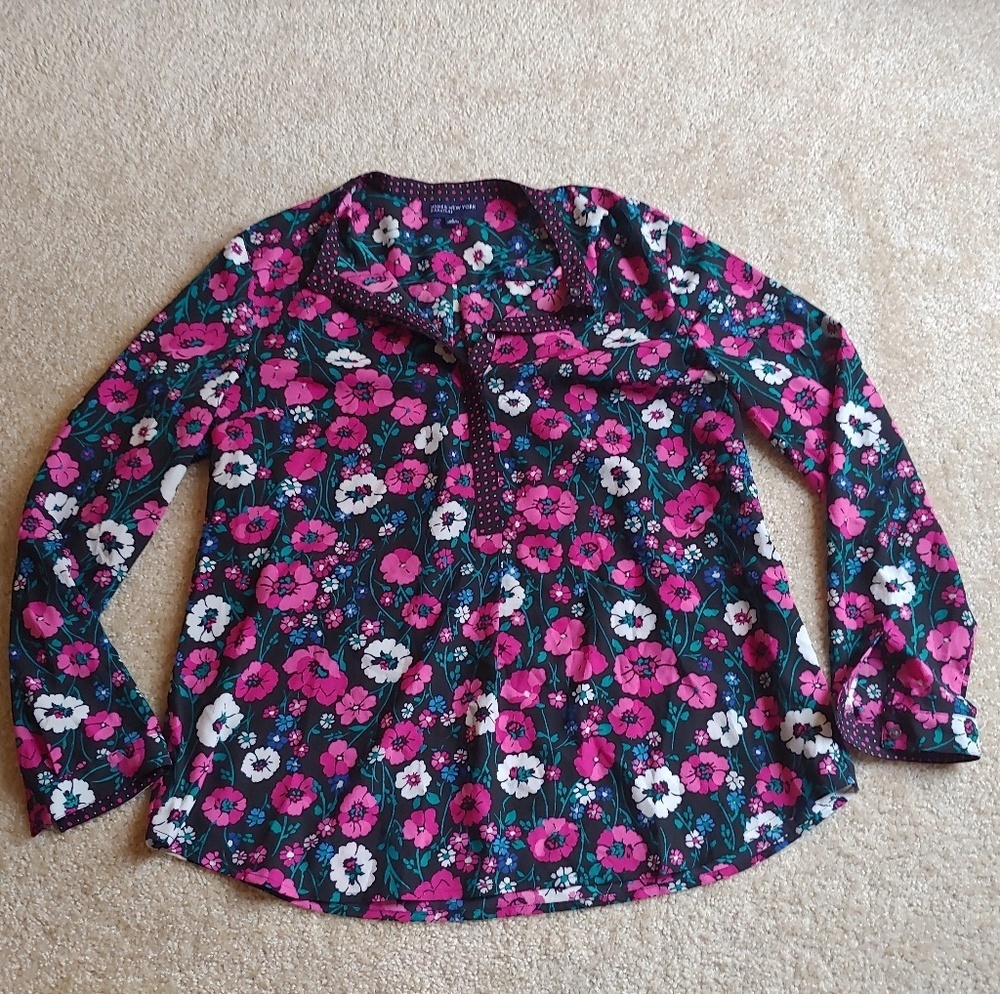 NWOT Jones new York signature floral blouse